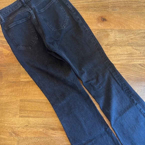 Abercrombie jeans curve love high rise vintage flare with pintuck detail - 27 4R - Picture 5 of 5
